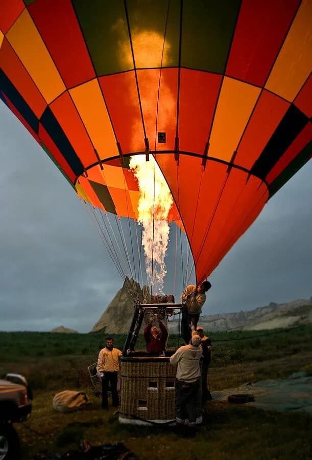 Hot air balloon ride