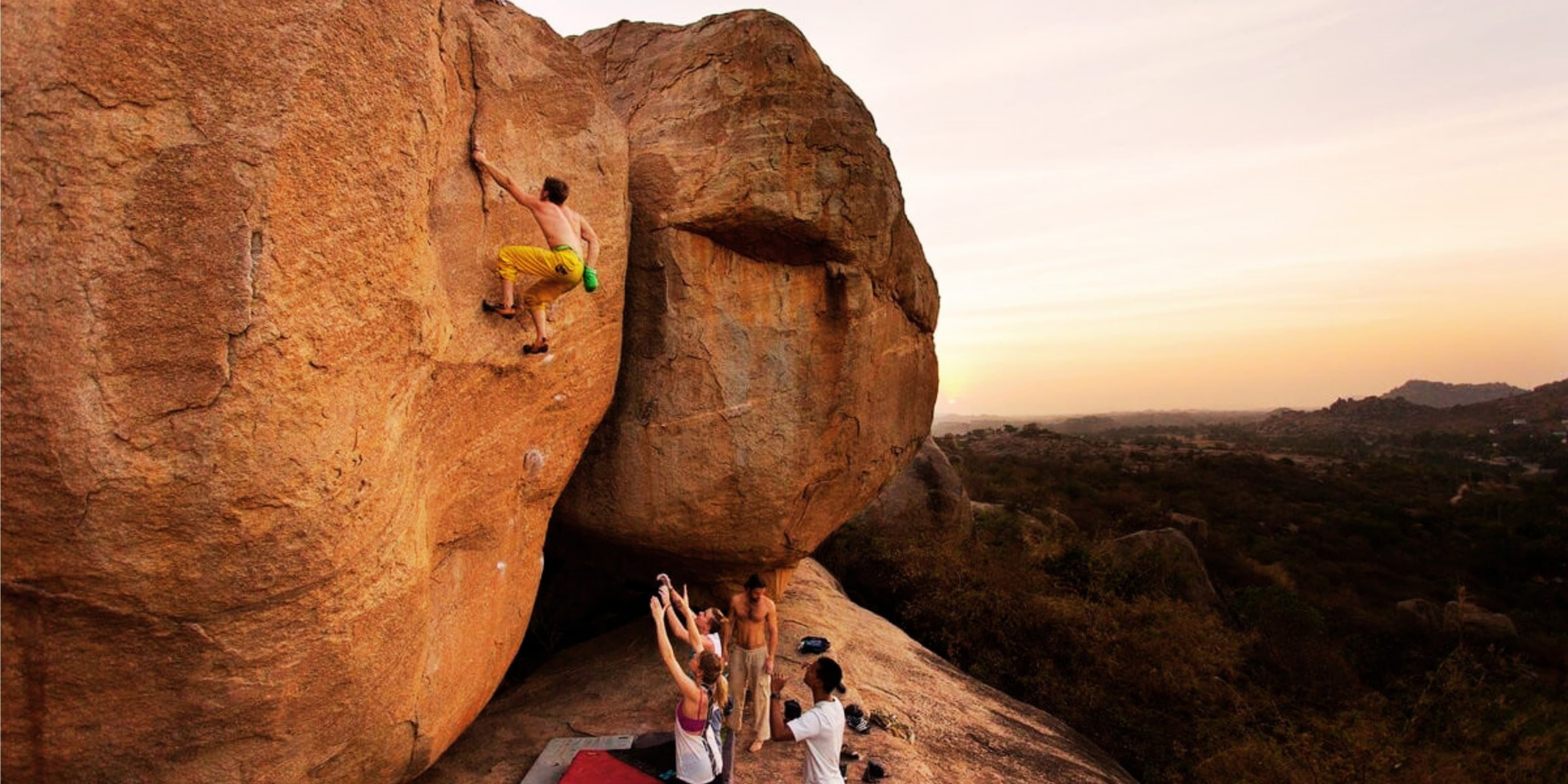 Rock Climbing in Hampi